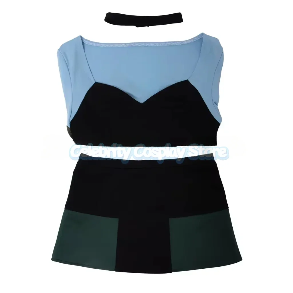 أزياء الهالوين لعام 2025 de Cosplay Total Drama Island Gwen، Haut Court et Mini jupes، مجموعة كاملة من Tenues de carnaval
