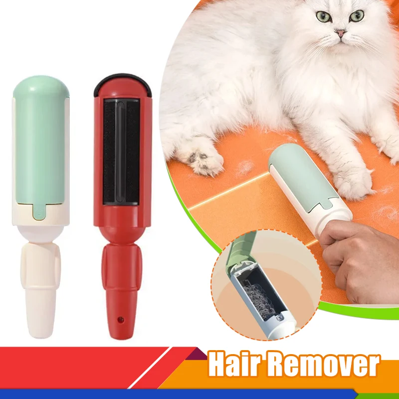 Pet Hair Remover Reusable Pet Lint Roller Brush Multi-purpose Sofa Clothes Hair Sticker Roller Sticker Lint Remover