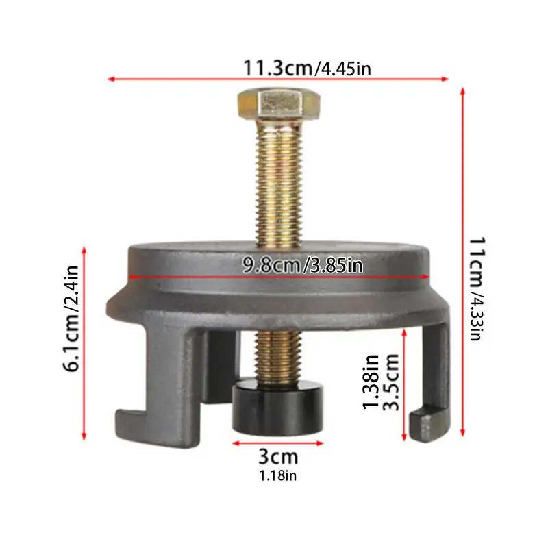 Car Harmonic Balancer Puller 25264 Professional Crank Pulley Removal Tool Without Tapped Holes Durable Car Replacement for Dodge