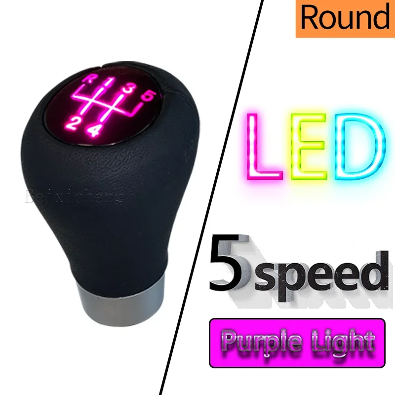 LED Gear Shift  Knob Head Handball for BMW E46 E60 E87 E90 E91 E92 E93 X1 Z4 X3