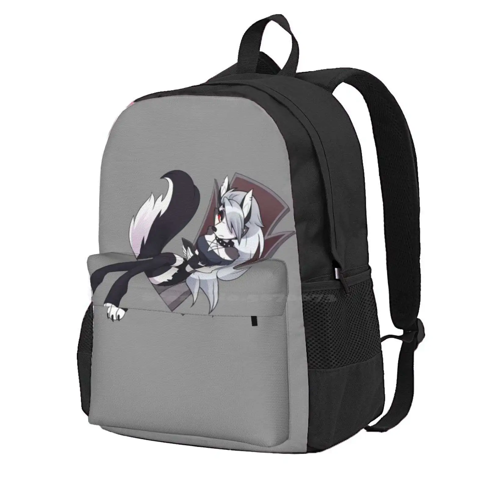 

Helluva Boss Loona Hot Sale Schoolbag Backpack Fashion Bags Helluva Boss Loona Design Helluva Boss Loona Art Helluva Boss Loona