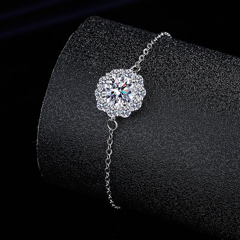 Elegant Copper Electroplated Fairy-Inspired Camellia Flower Bracelet for Women • White Gold Tone • Fresh Sweet Aesthetic • Light