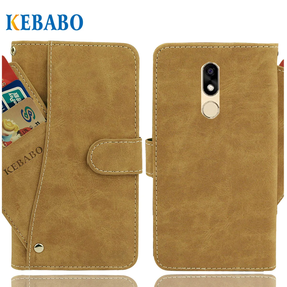 Vintage Leather Wallet BQ BQ-5591 BQ-5594 BQ-5707G Next Music Strike Power Max  Jeans Case Luxury Cover Phone Protective Cases