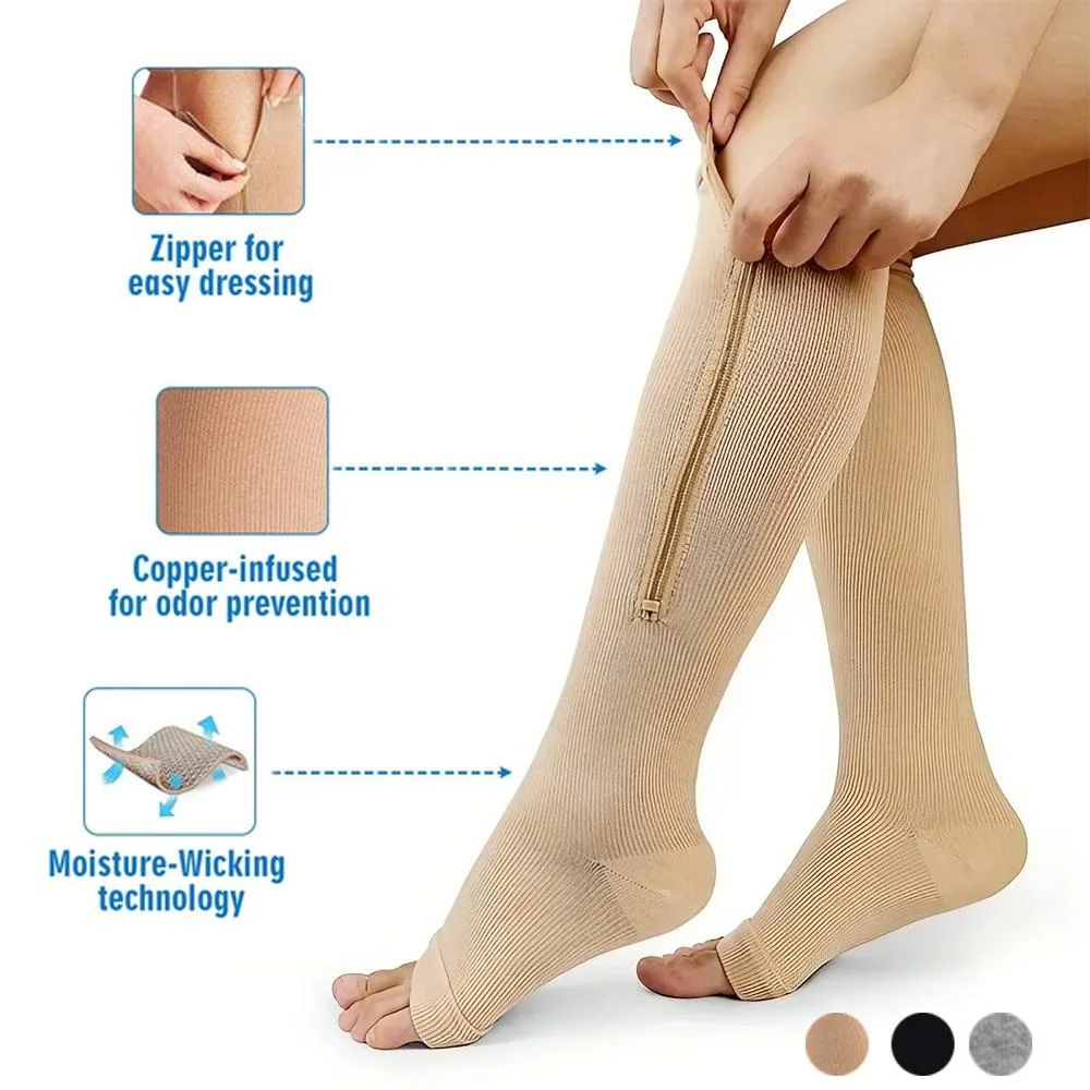 Women Ankle Compression Socks Professional Athletic Support Relieves Achilles Tendonitis Joint Pain Sports Socks