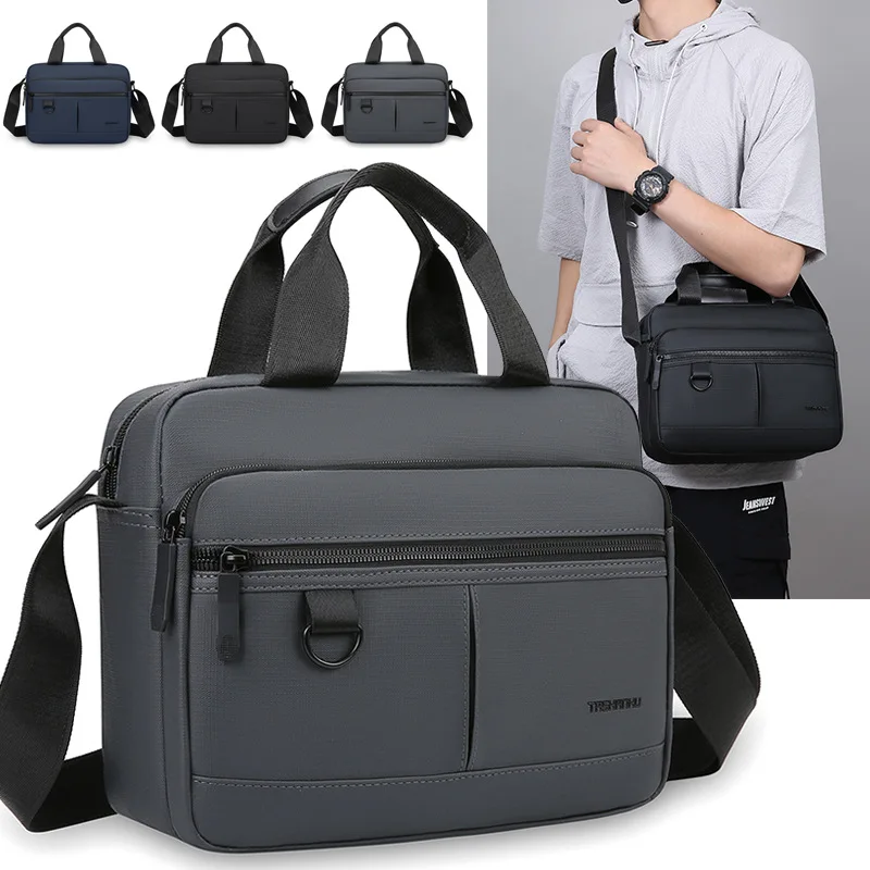 

‌2025 New Men's Crossbody Bag - Large Capacity Shoulder Purse, Multi-Way Briefcase & Tote for Business & Casual