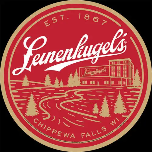 Leinenkugel Beer Logo Round Vintage Retro Logo Bar Wall Décor Metal Tin Sign USA