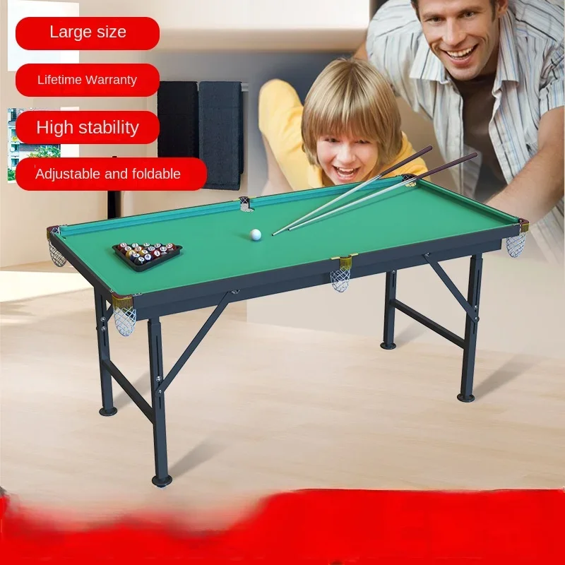 Billiard table home children's folding 1.2 lifting mini billiard parent-child toys indoor American billiard table