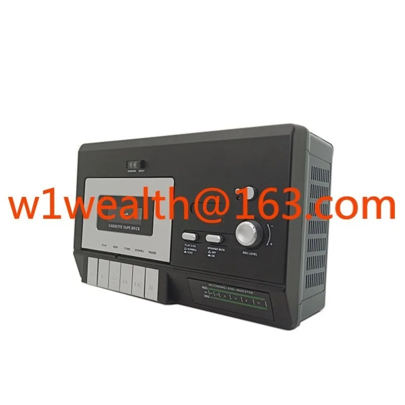 USB Cassette Recorder for MC & MP3 Recordings Tape Recordable Cassette with USB-PC Recording RCA Output and Built-in Speaker