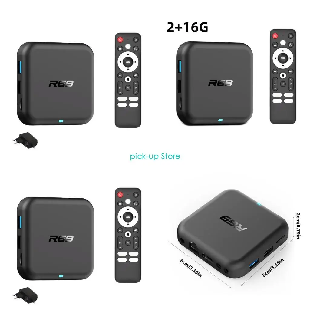 Q5WA HDTV Box RK3518 2G 16G/4G 32G Support 4K Video Decoding WiFi6 100M Voice Control #1