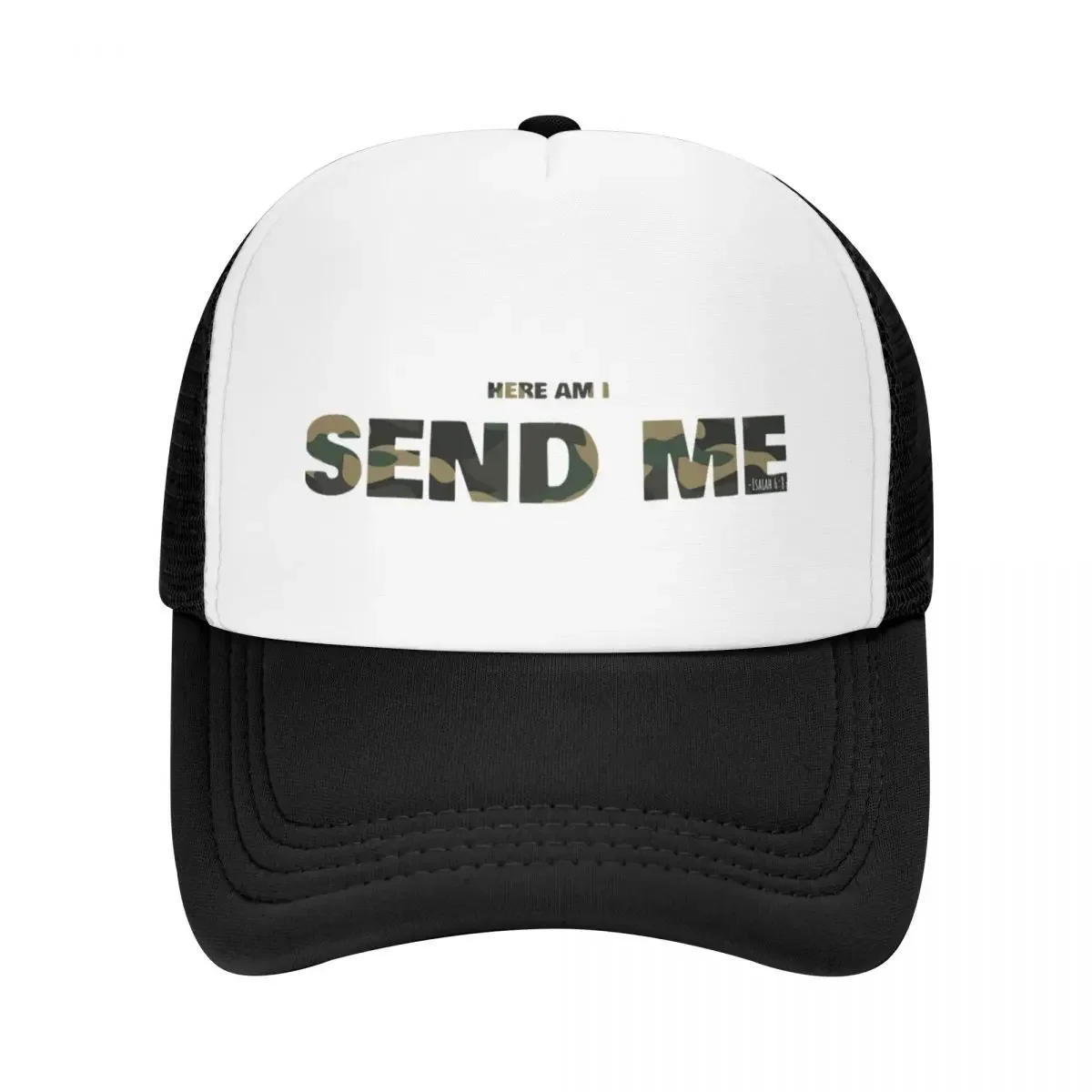 Send Me - Isaiah 6:8 Baseball Cap black tea Hat Military Cap Man Women's Beach Men's