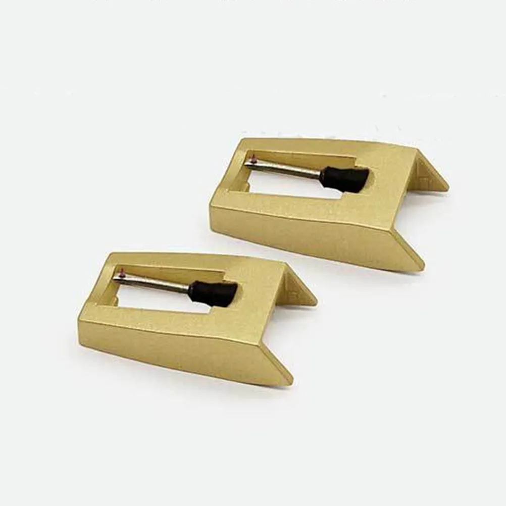 4 Stück Ersatz-Plattenspielerstifte für Schallplattenspieler, High-Fidelity-Klang, ABS- und Aluminiumkonstruktion, einfach zu montieren