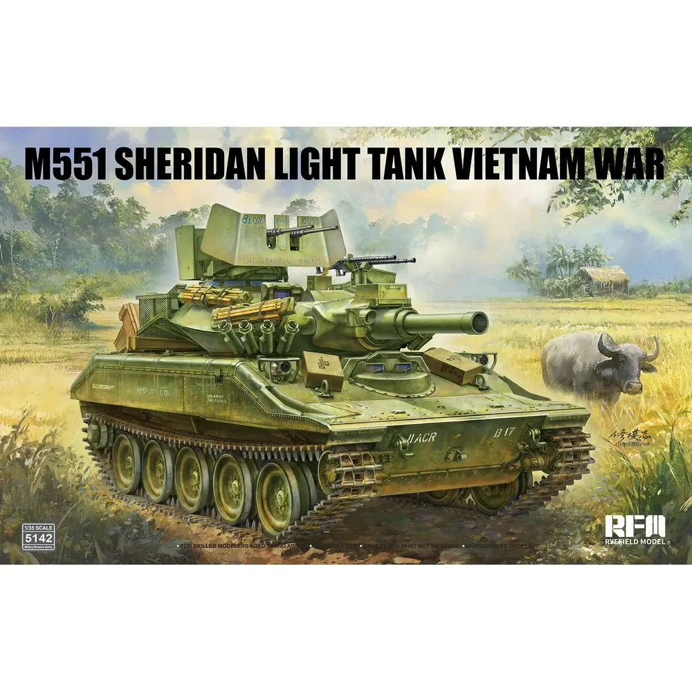 

RYEFIELD MODEL RFM RM-5142 1/35 M551 Sheridan Light Tank Vietnam War