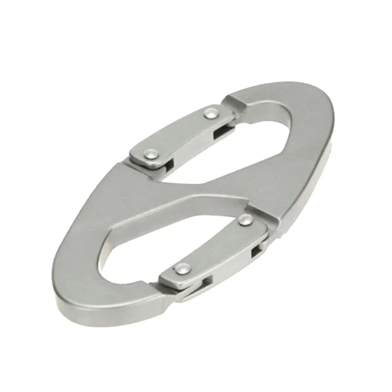 High quality aluminum carabiner 8 word carabiner