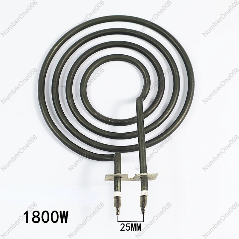 Cooktop stove burner heating element for oven roaster air fryer surface burner electric tubular heater replacement 1000W-1800W