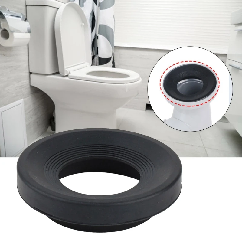 2024 New 10Pcs Toilet Waste Pipe Seal Rings Toilet Drain Pipe Rubber Gasket Washers Toilet Siphon Pipes Gasket Easy to Use