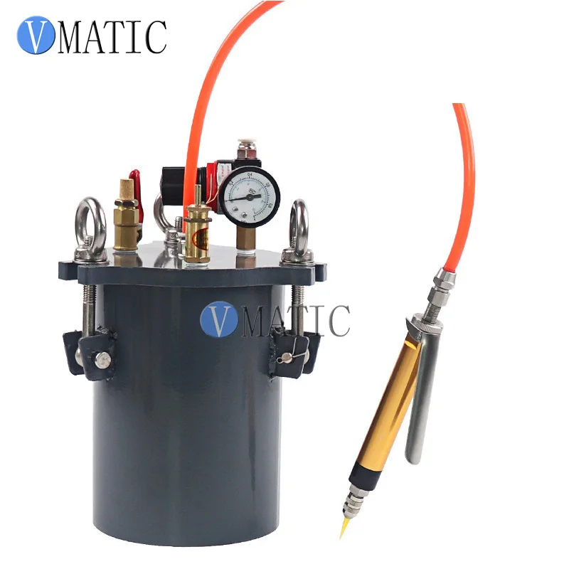 Fluid Glue Adhesive Dispensing Pneumatic Valve Grande Flow com Stainless Carbon Steel Pressure Tank Equipment Grupo