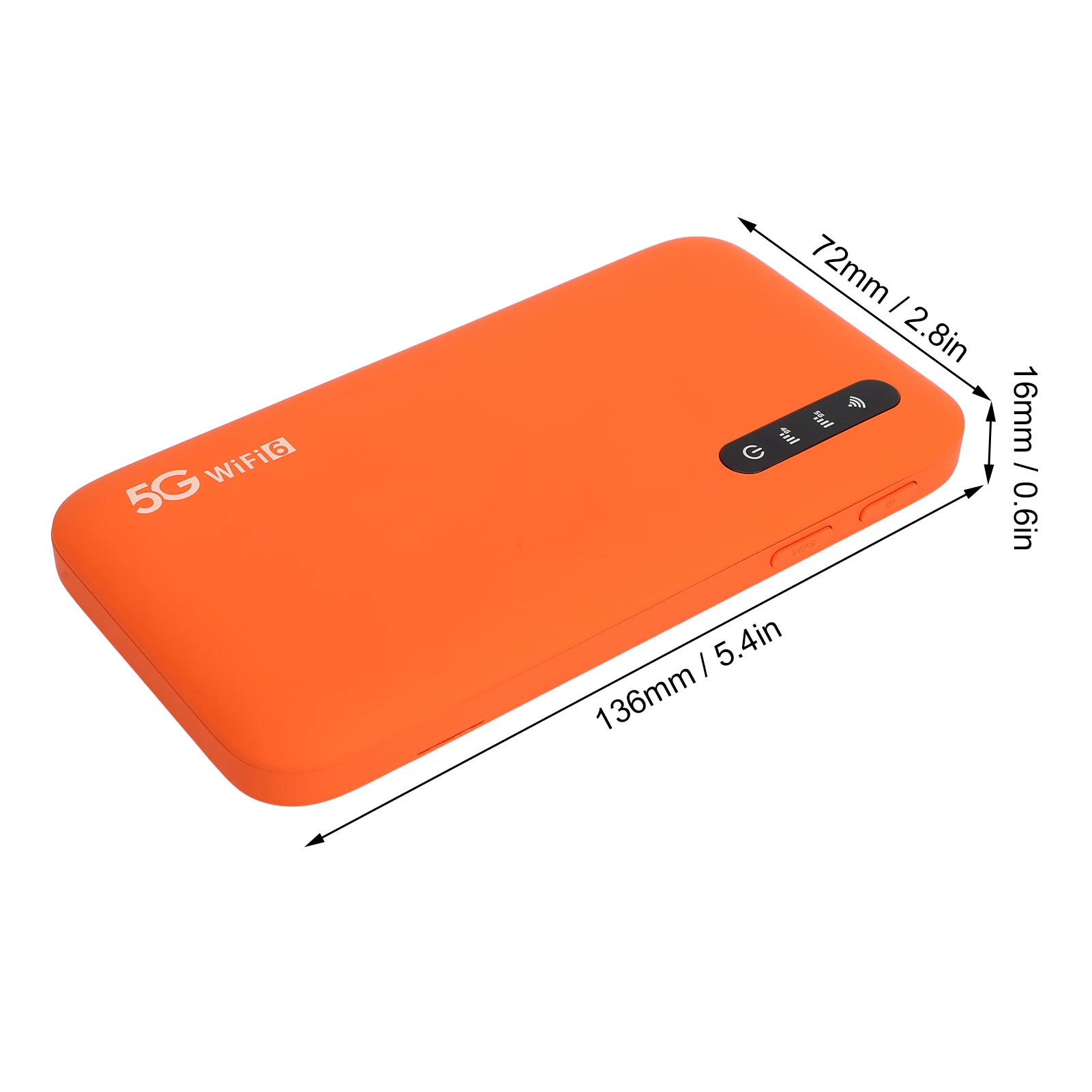 5G モバイル ホットスポット 高速安全かつバンド WiFi ホットスポット ユーザーフレンドリーな LED 6100mAh バッテリー 旅行やオフィス用