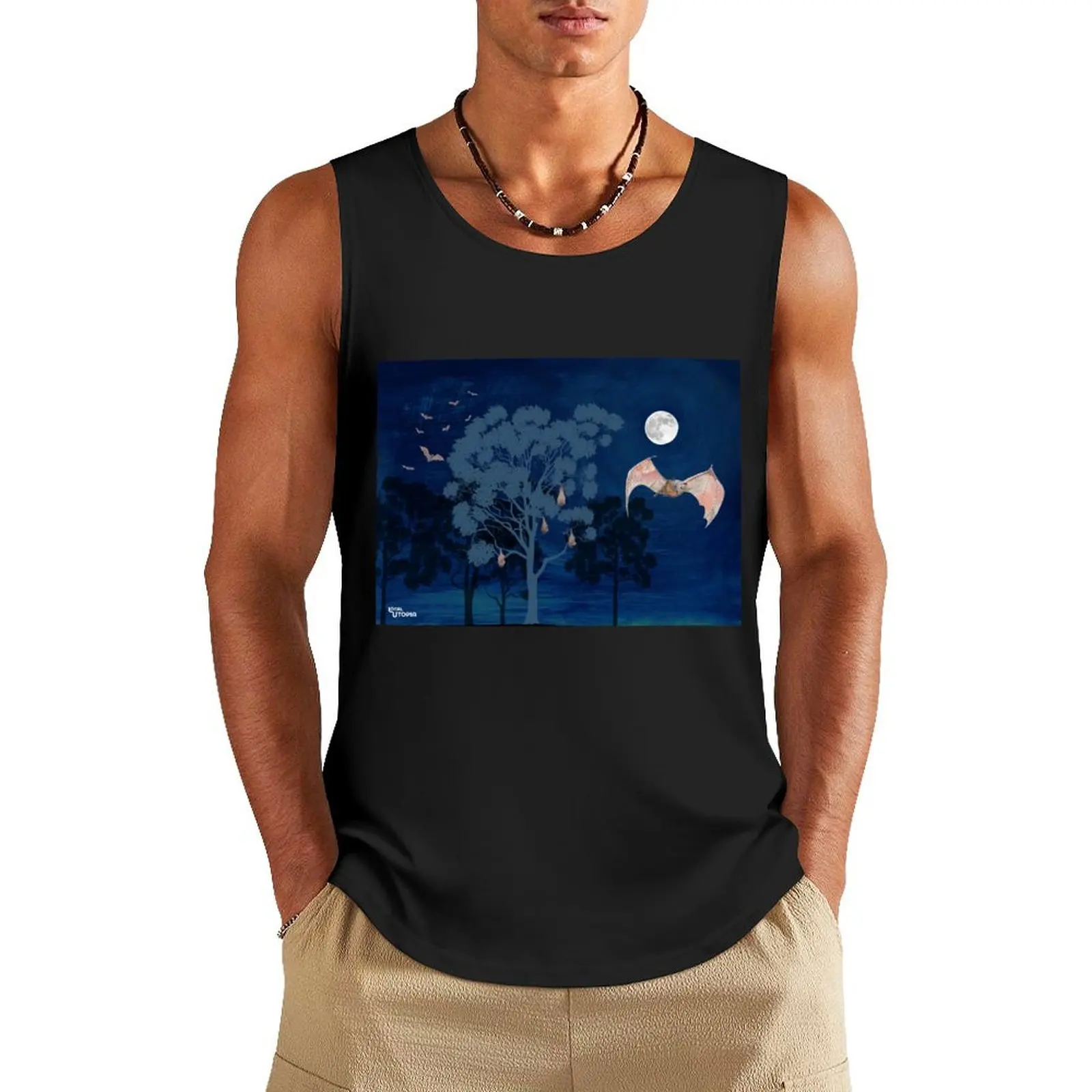 Yarra Bend Bats Tank Top basketball summer Men's tops running shirt underwear fitness clothing for men