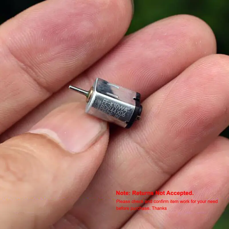 Mabuchi FF-K10WA-5Z215 Motor DC 3V 3.7V 25600 RPM High Speed Tiny Mini 6mm*8mm Motor for Camera Toy