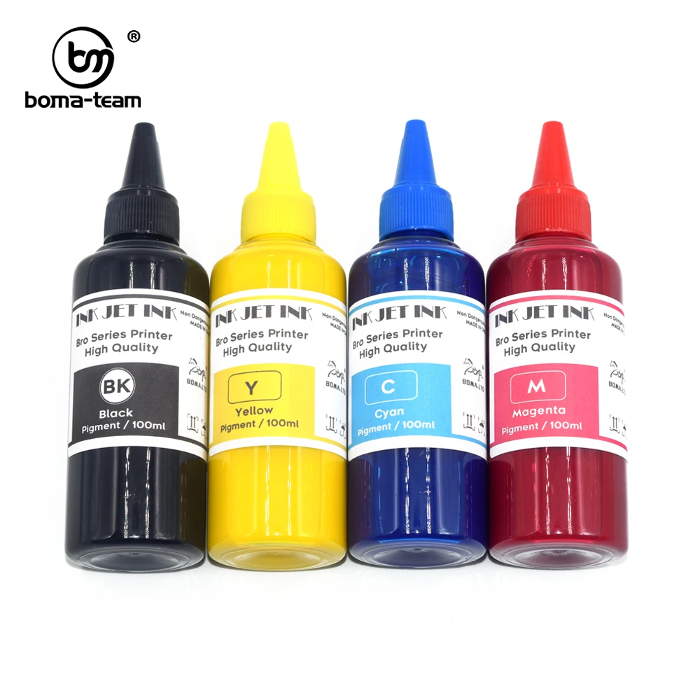 LC421 LC431 LC451 100ML 4Colors Premium Refill Pigment Ink For Brother DCP-J1050DW J1140DW MFC-J1010DW J1050 J1140 J1010 Printer