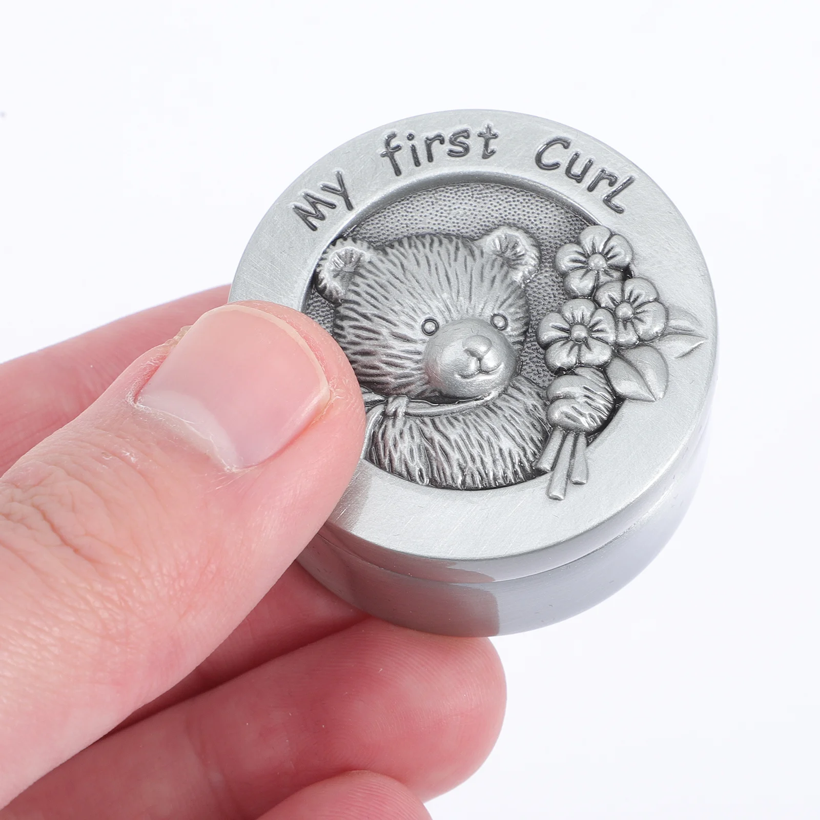 

Premium Stainless Steel Baby Curl Keepsake Box Practical Durable Gift for Kids Growth Memory Infant Box Keepsake