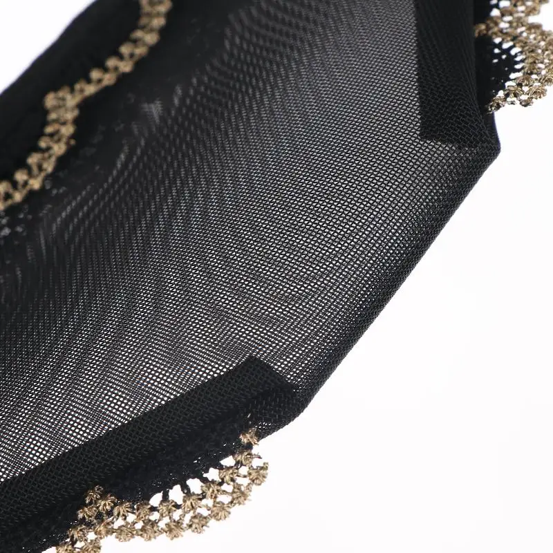 Kosmetiktasche in Slip-Form, Netz-Spitze, Herz-Make-up-Aufbewahrungstasche, Y2K, transparente Kulturtasche, Aufbewahrung für Reisen – Detail 9