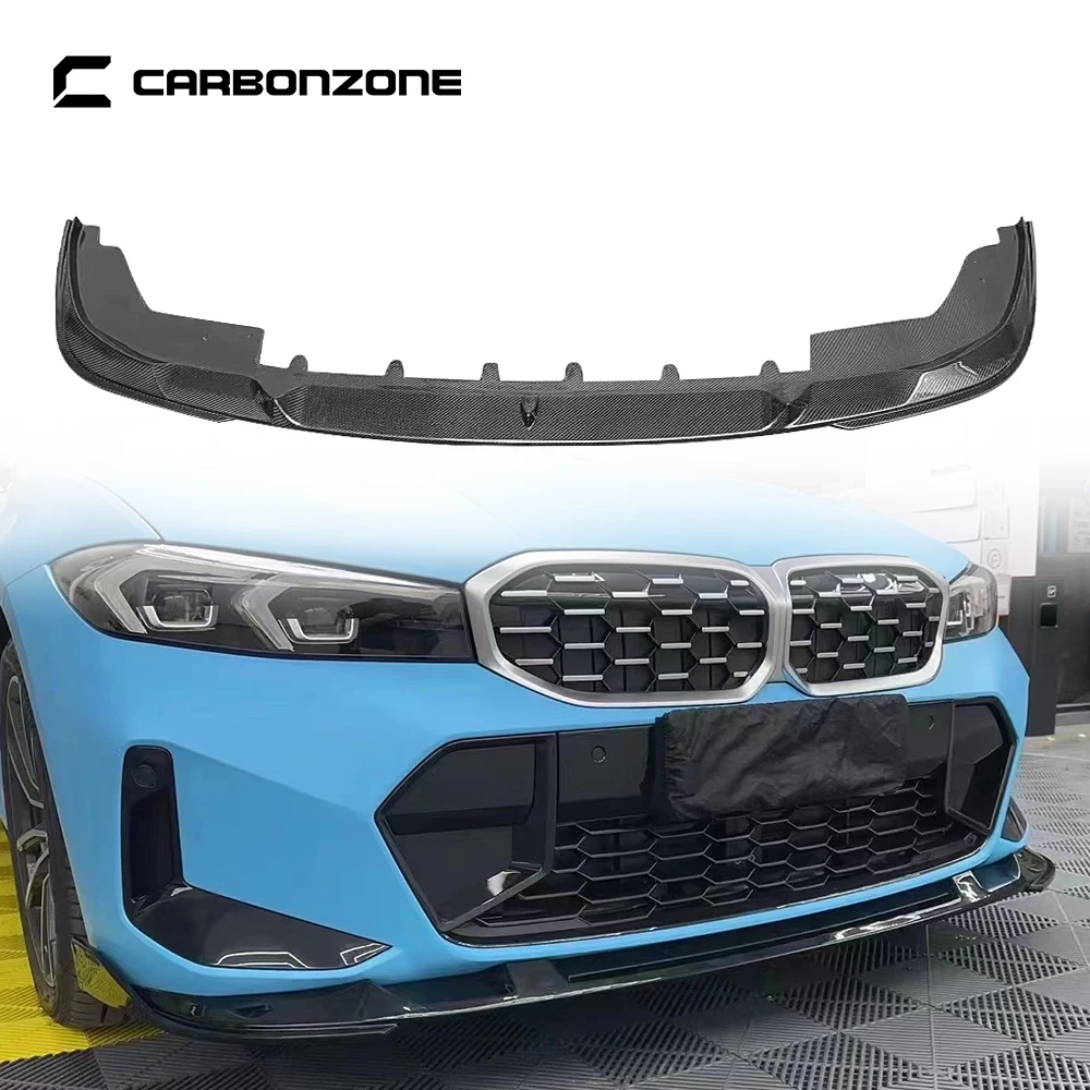 

Carbon Fiber Front Lip for BMW G20 AC Style black front bumper Shovel LCI 2022-2023 320i 325i 330i Body Kit Car Accessories