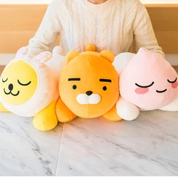 50cm Kawaii Ryan Plush Toy Pillow Kakao Apeach Muzi Anime Stuffed Doll Lovely Room Decor Soft Sofa Cushion Xmas Gift For Kids