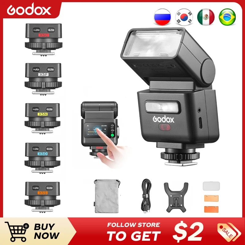 

Godox IT32 camera flash ttl high-speed synchronization compatible with Canon, SONY and Fujifilm x5 ect