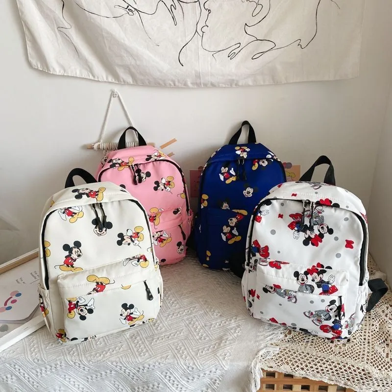 Sacs à dos College de dessin animé pour garçons et filles, cartables pour étudiants, tout-petit, décontracté, léger, mignon, 2 sacs à bandoulière, nouveau style