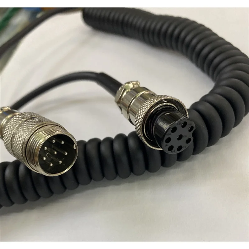 

НОВЫЙ-для YAESU FT-1000 FT-2000 FT-847 B035 ICOM KENWOOD CB 8-ядерный удлинительный кабель для авиационной головки рации микрофона