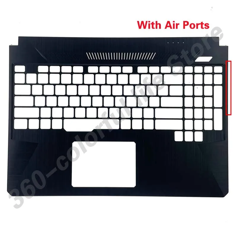 Novo para asus tuf gaming fx505 fx505g fx505gd fx505d fx86 fx86f fx95 portátil lcd capa traseira frente moldura dobradiças tela capa traseira