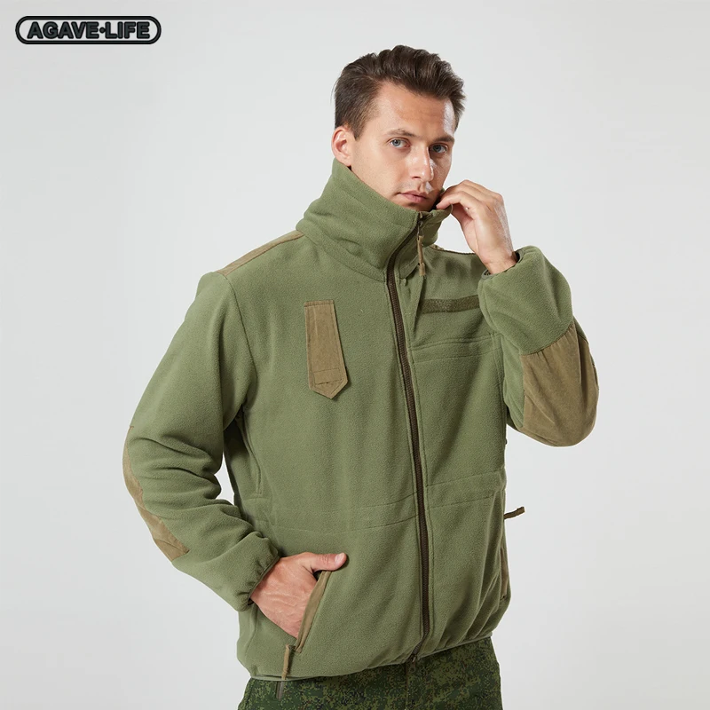 

Spring Autumn Tactical Sweatshirt Men's Warm Windproof Shake Fleece Jacket Men High Street Outdoor Sports Military Fan Clothing