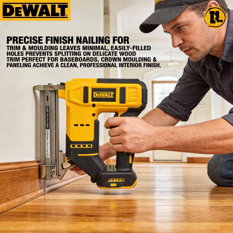 DEWALT Handheld 18 Gauge Finis - Woodworking Nail Gun recension och pris