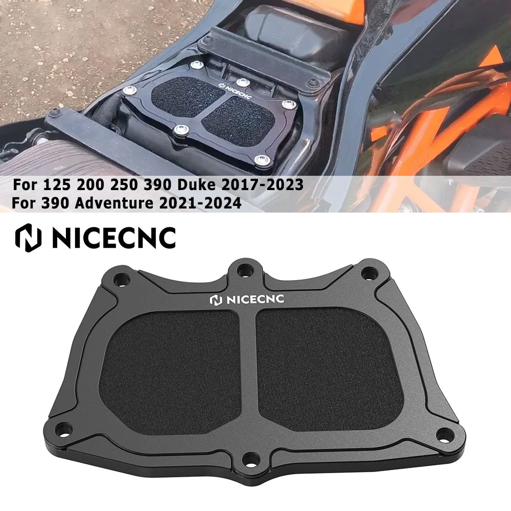 

For KTM 390 Adventure 2021-2024 125 200 250 390 Duke 2017-2023 Air Filter Box Cover For Husqvarna Svartpilen Vitpilen 401 21-23