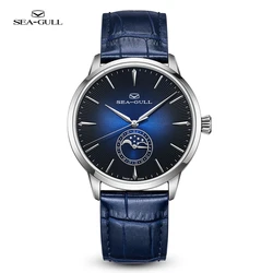 2023 Seagull Automatic Men's Watch Stainless Steel Case Mechanical Wristwatch Sapphire Business Waterproof Clock Watch 1135