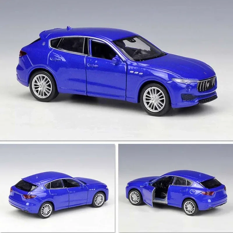 WELLY 1:36 マセラティ レヴァンテ SUV スケールカーシミュレーターモデルカー金属プルバックダイキャスト合金おもちゃ子供のためのギフト
