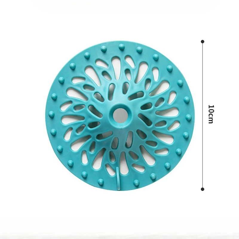 100 مللي متر سيليكون مصفاة حوض الماسك الشعر للمطبخ الحمام استنزاف مكافحة انسداد تصفية #6