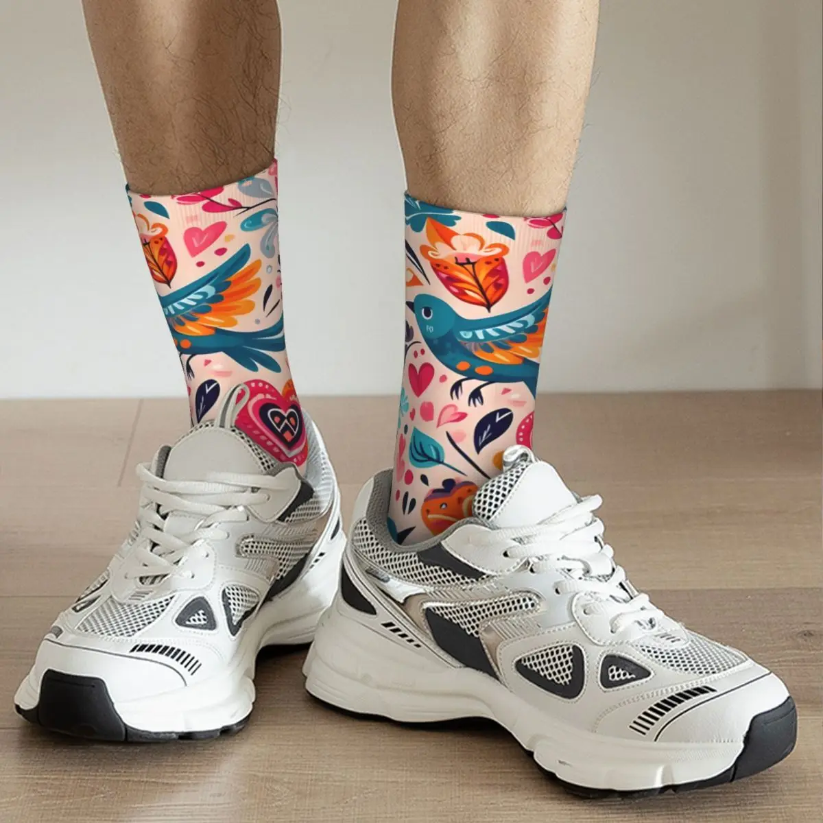 Love Otomi calzini da uomo Retro Harajuku Street Style novità Casual Crew Sock