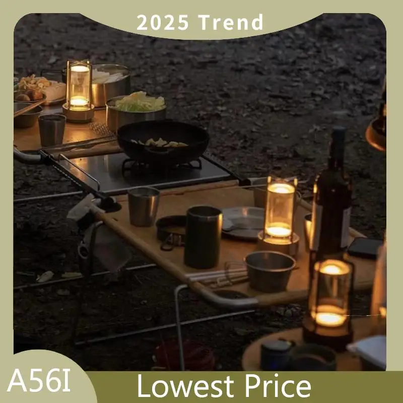

A56I Top LED Table Lamp Rechargeable Touch Night Light Bedroom Bedside Table Lamp Restaurant Decorative Lamp