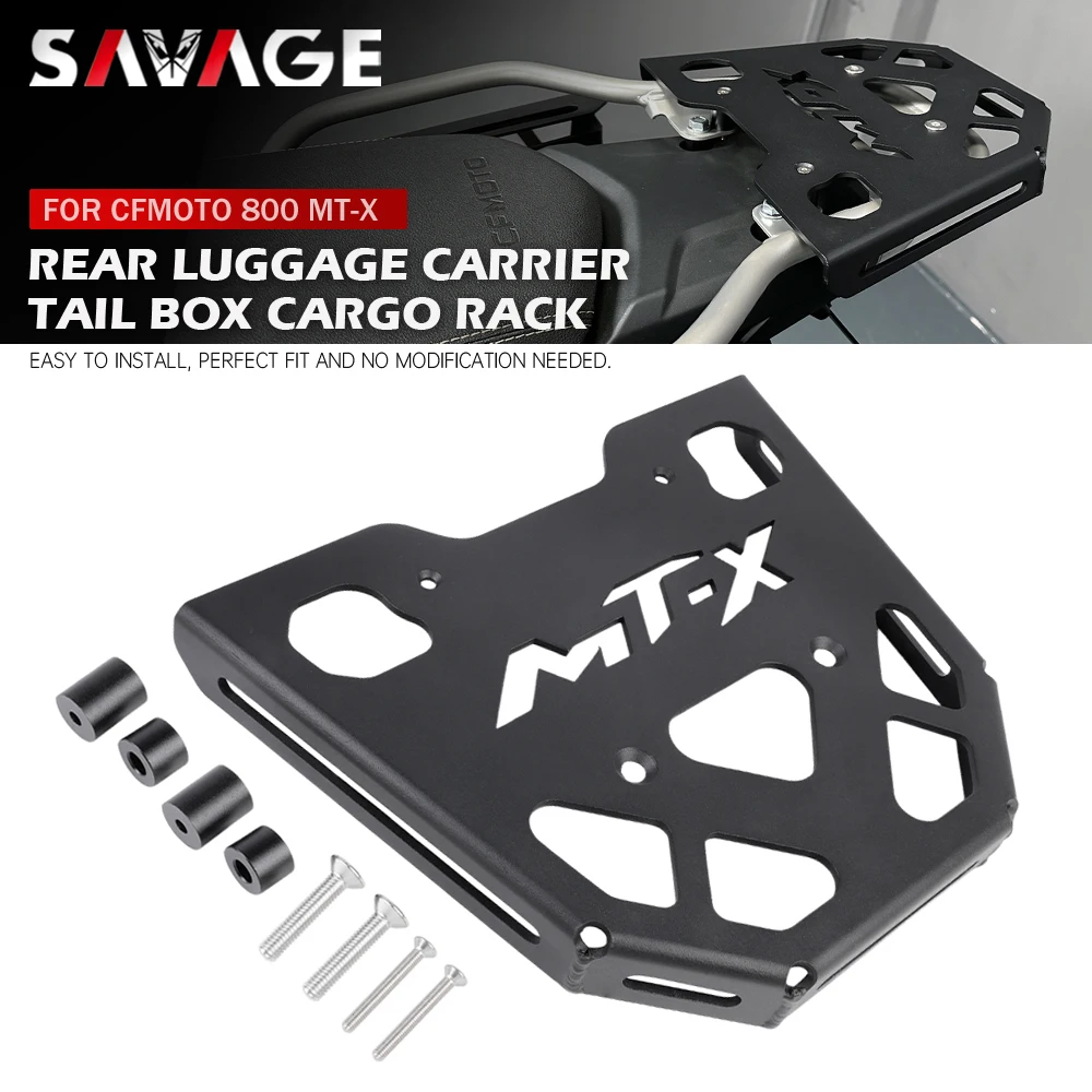 

For CFMOTO 800 MT-X 800MTX Rear Luggage Rack Tail Box Shelf 800MTX Motorcycle Storage Bag Carrier Trunk Rack Suitcase Support