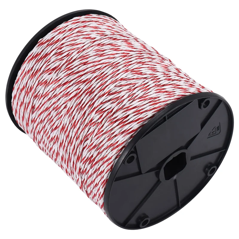 

Best Of 2025-Ultra-Low Resistance Wire 500M Electric Fence Electric Rope For Pig Horse Cattle Sheep Animal Fence