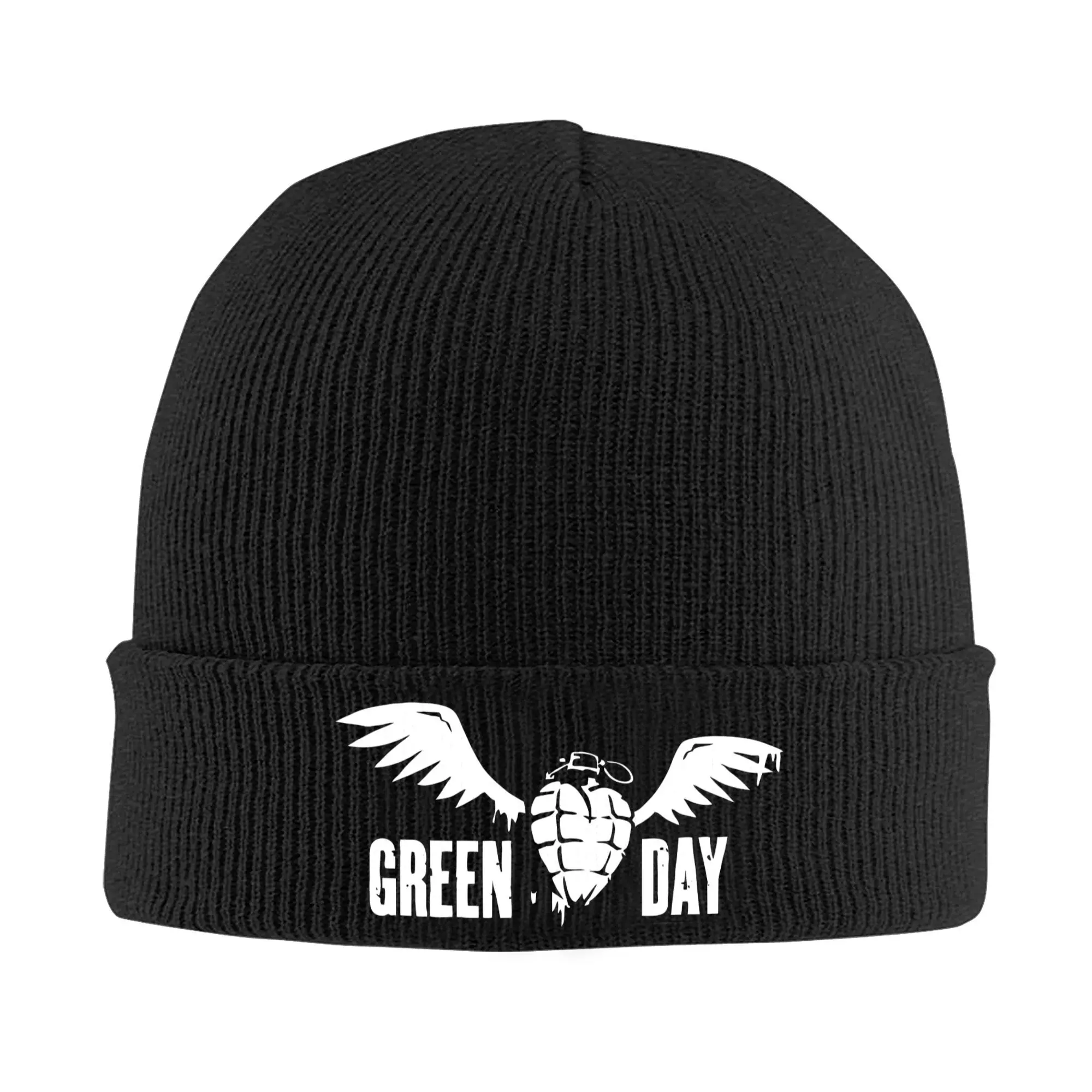 Rock Band Green Days Knitted Hat Beanies Winter Hats Warm Unisex Hip Hop Music Dookie Caps Men Women  Gifts