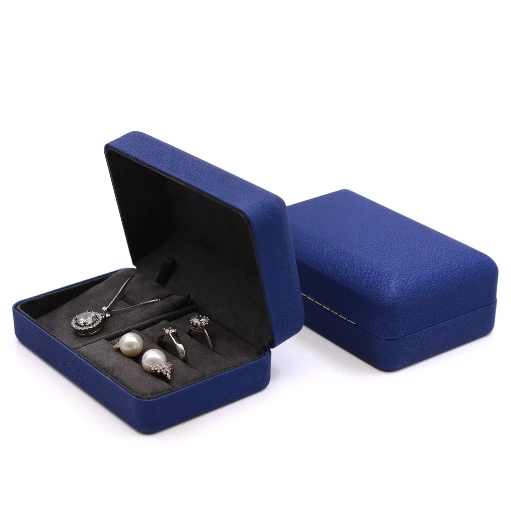 Ring Storage Box Portable Earring Storage Box Jewelry Packaging Box Compact For Drawer Dressing Table Gifts