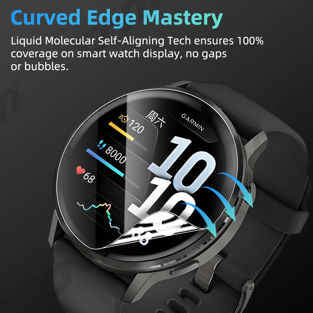 Garmin Venu 4 45mm 41mm 화면 보호기용 하이드로겔 필름, Garmin V... - 1