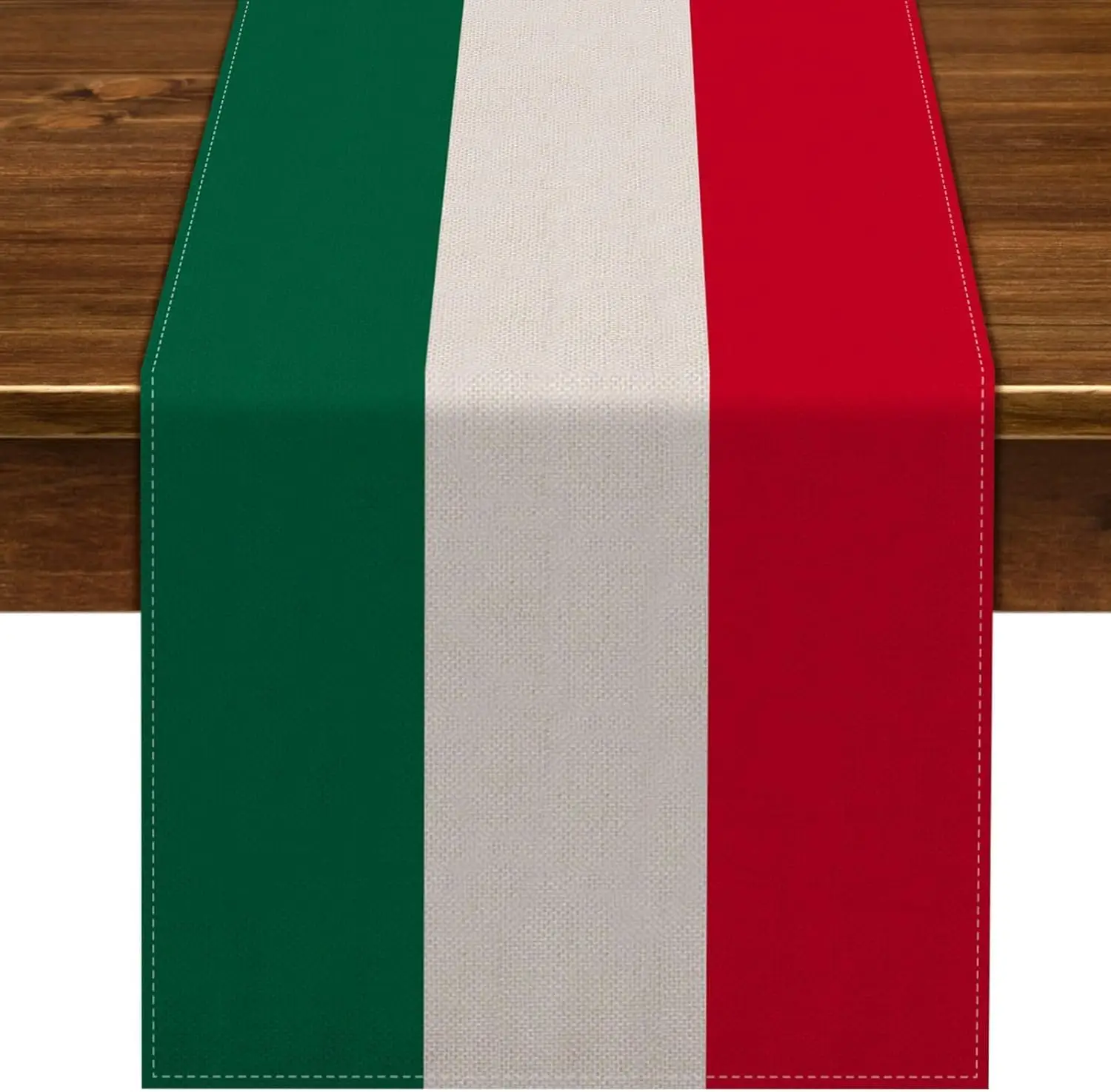 Italy Italian Themed Linen Table Runner Holiday Party Decor Reusable Farmhouse Kitchen Dining Table Runner Home Decor
