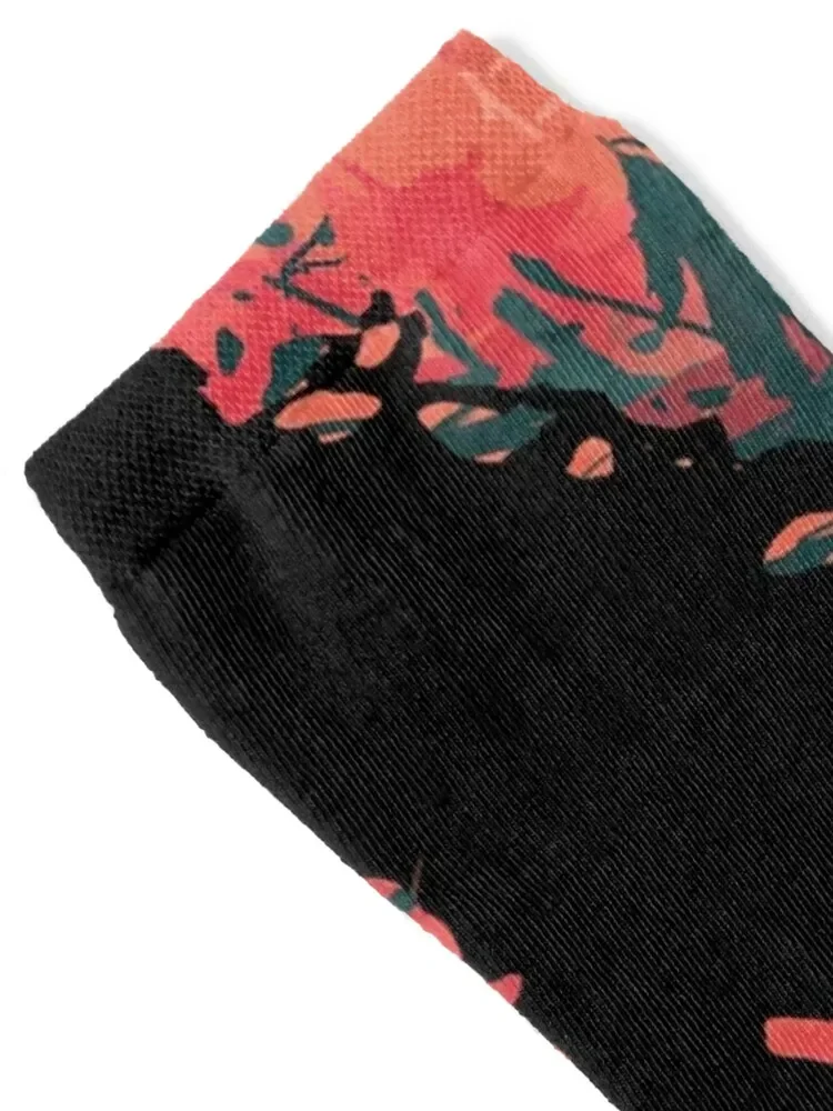 Honor Ghost of Tsushima v1 Socks floral aesthetic winter gifts Socks For Men Women's