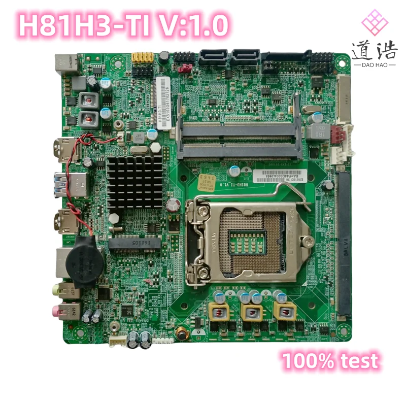 

For H81H3-TI V:1.0 Mini Motherboard DDR3 100% Tested Fully Work