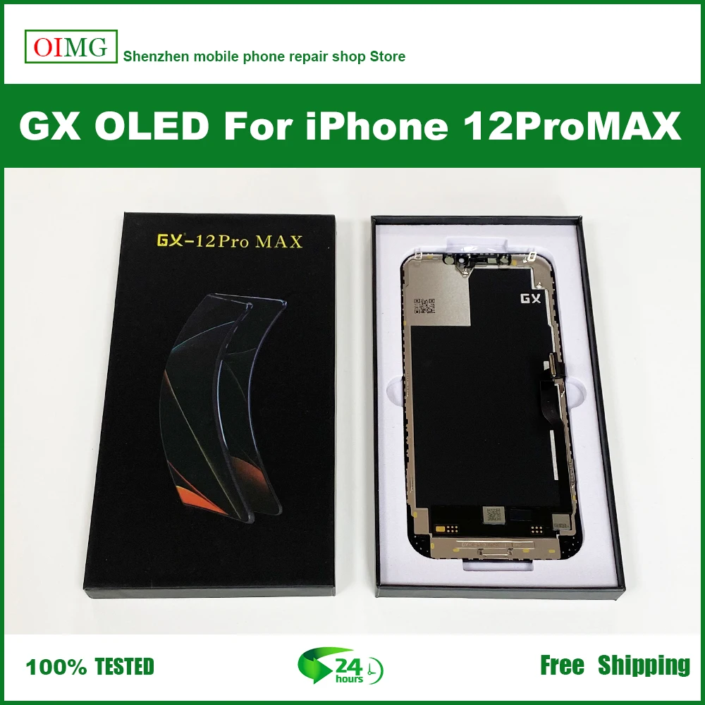 GX OLED For iPhone X Display XS XSMAX 11PRO OLED NEW GX Hard OLED For iPhone 12 LCD Screen AMOLED Digitizer Assembly Replacement