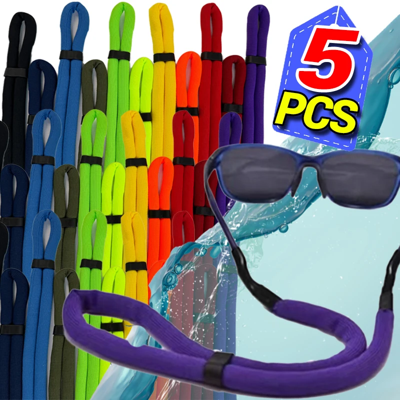 Water Sports Floating Sunglasses Chain Swimming  Anti-Slip String Glasses Ropes Cord Holder Reading Adjustable Eyeglasses Straps